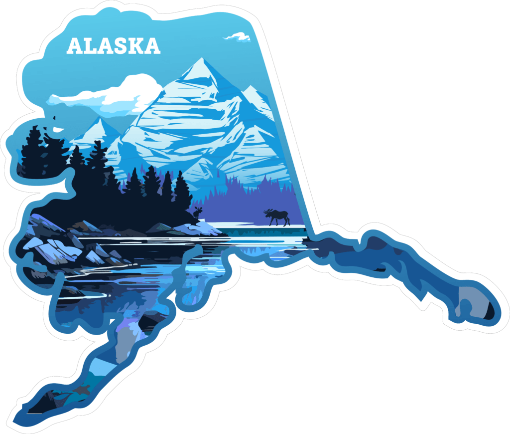 Alaska Wilderness Explorer Sticker