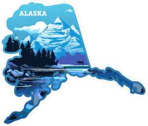 Alaska Wilderness Explorer Sticker