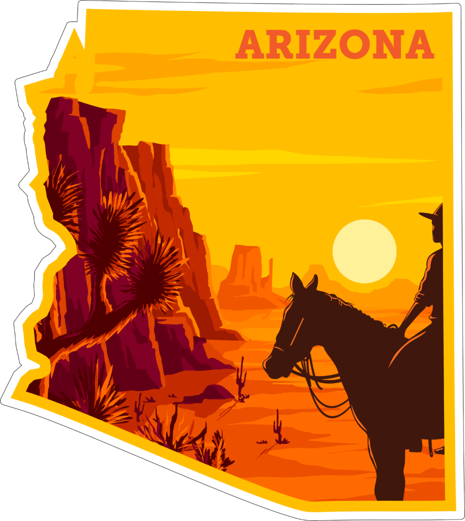 Arizona State Sticker