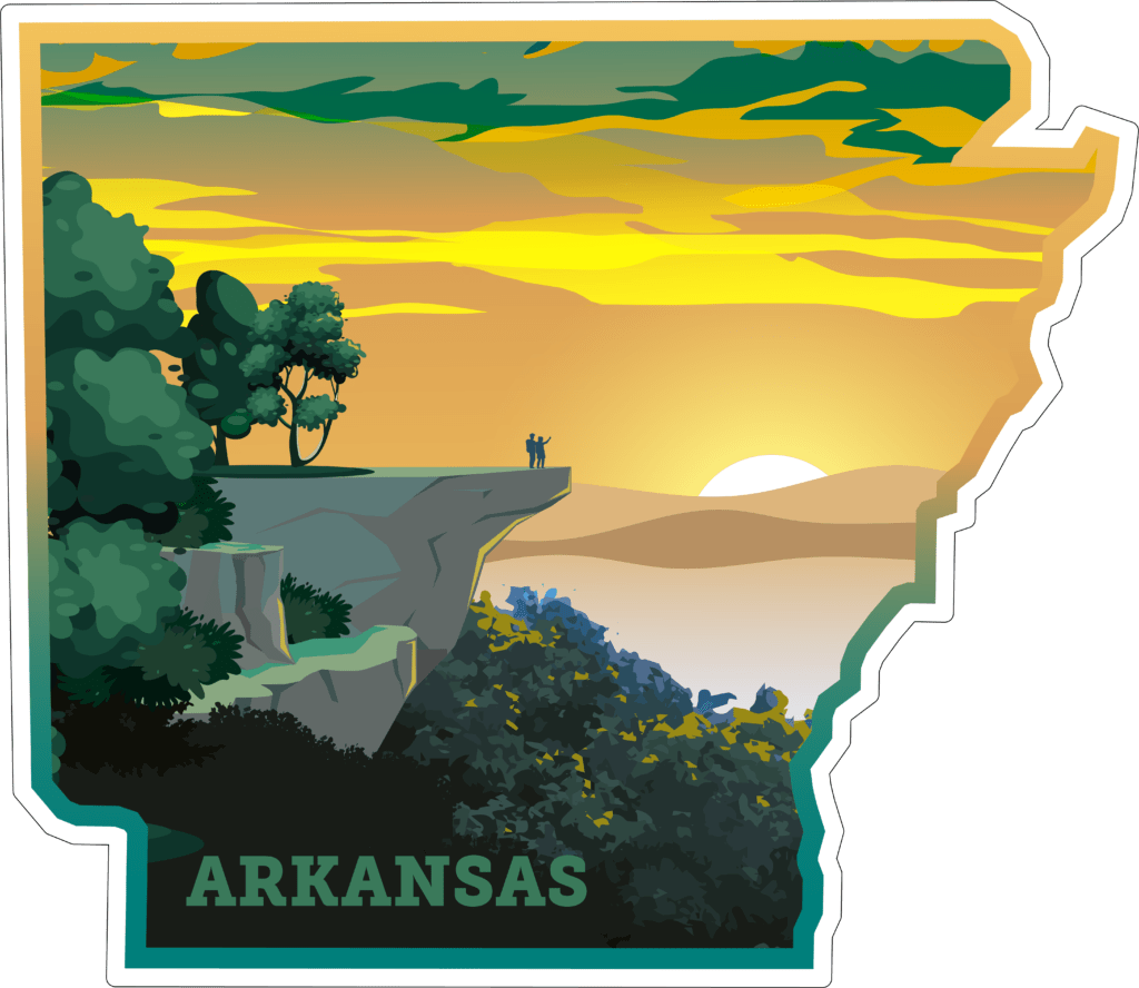 Arkansas State Sticker
