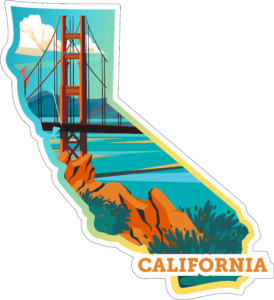 California State Sticker