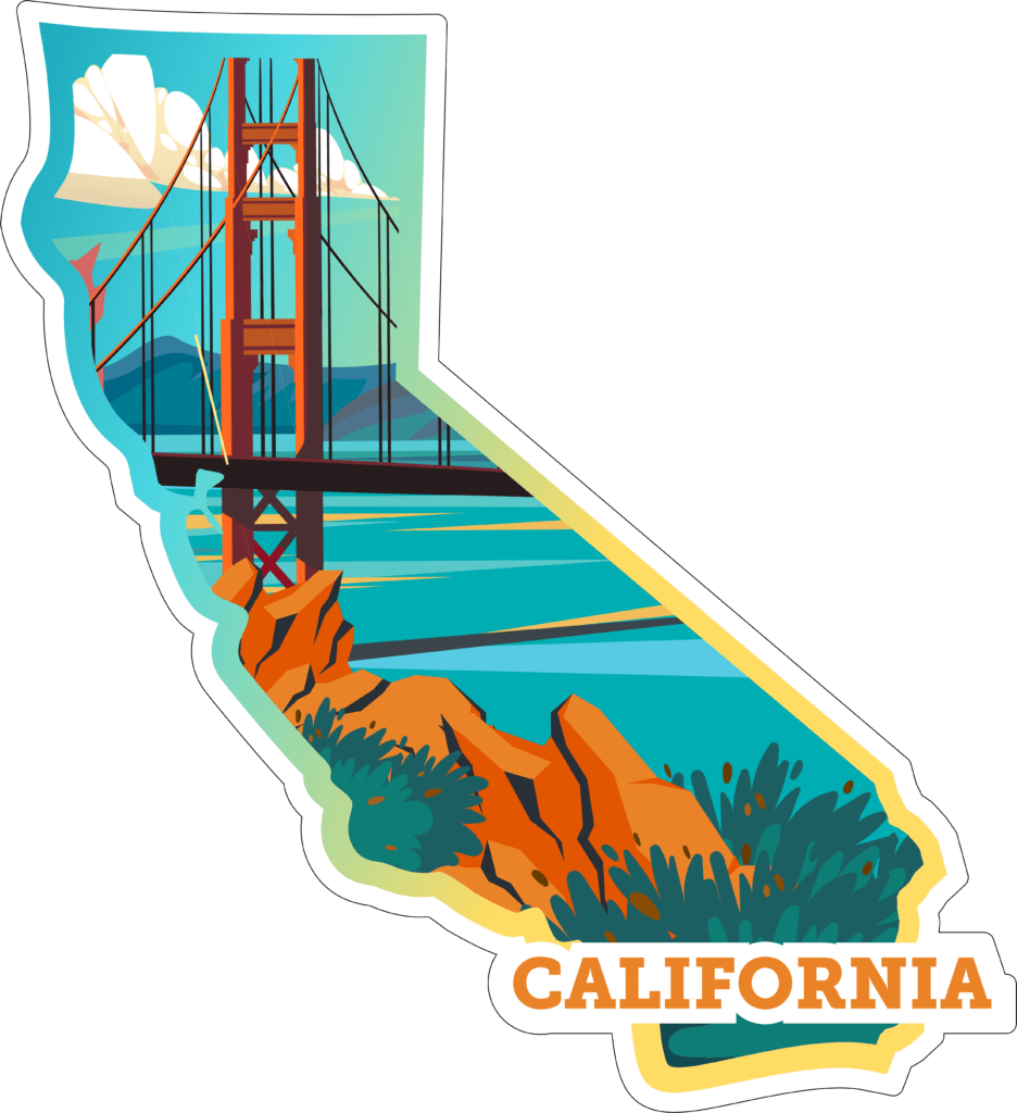 California State Sticker
