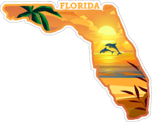 Florida Sunshine State Sticker
