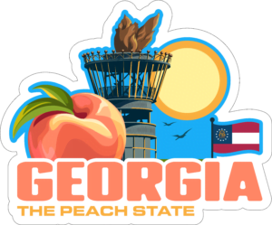 Georgia Adventure Sticker