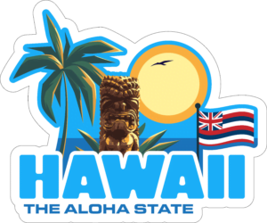 Hawaii Adventure Sticker