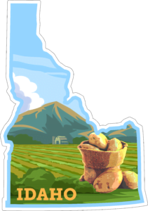 Idaho State Sticker