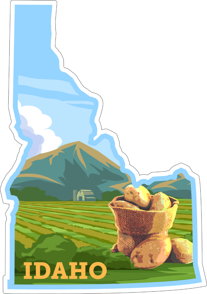 Idaho State Sticker