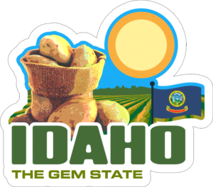 Idaho Adventure Sticker