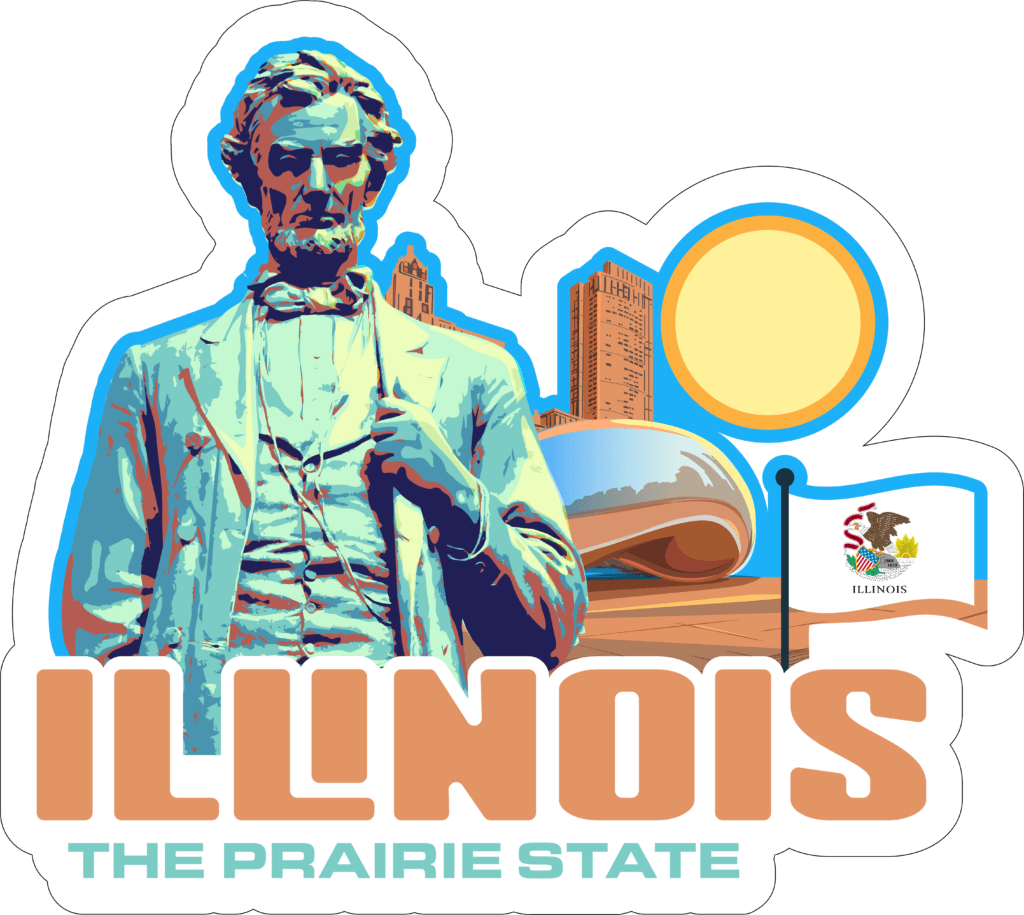 Illinois Adventure Sticker