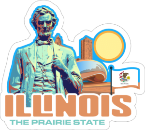 Illinois Adventure Sticker