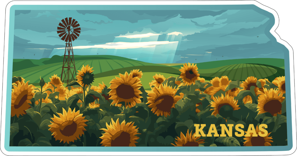 Kansas State Sticker