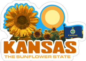 Kansas Adventure Sticker