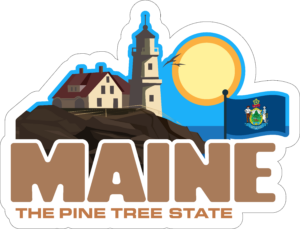 Maine Adventure Sticker