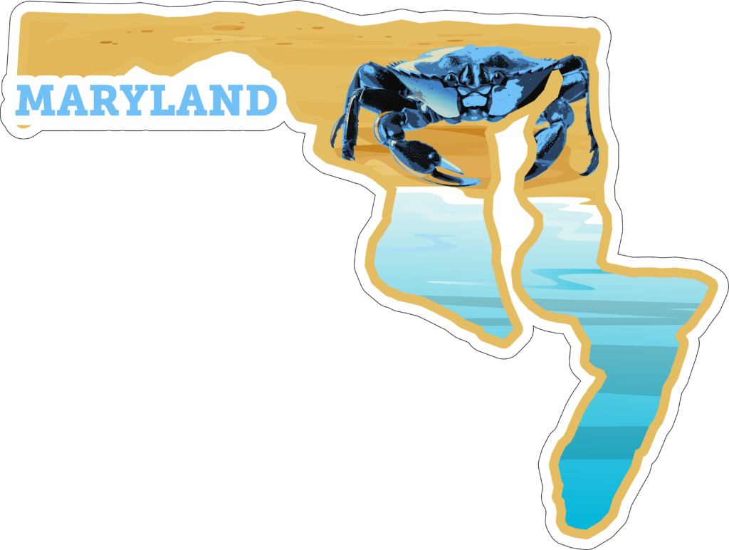 Maryland State Sticker