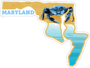 Maryland State Sticker