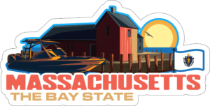 Massachusetts Adventure Sticker