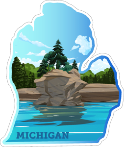 Michigan State Sticker