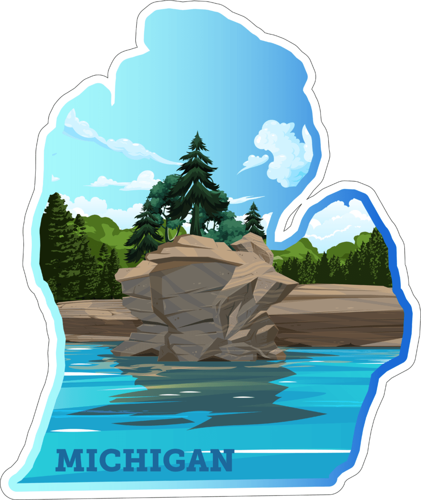 Michigan State Sticker