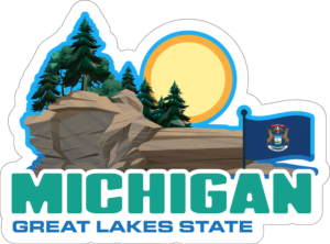 Michigan Adventure Sticker