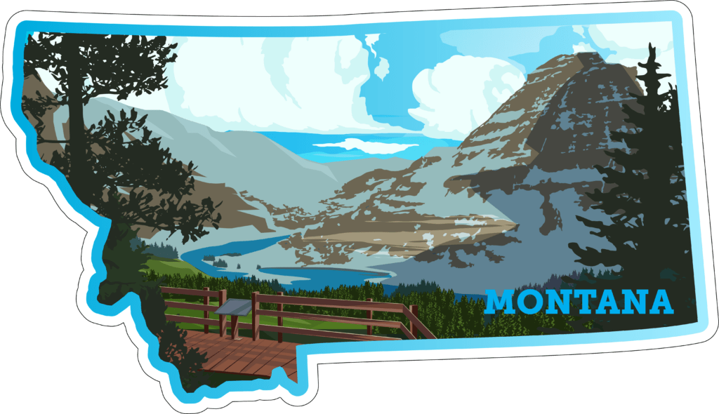 Montana State Sticker