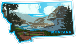 Montana State Sticker