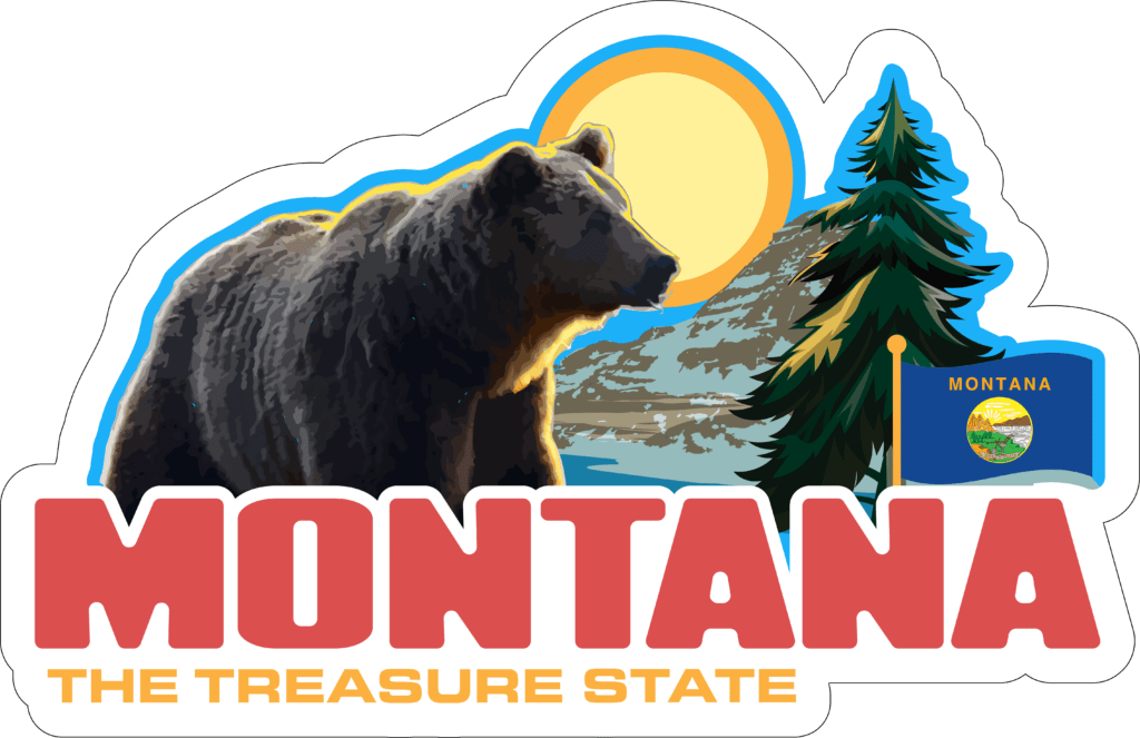 Montana Adventure Sticker