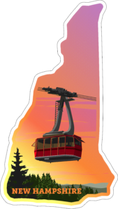 New Hampshire State Sticker