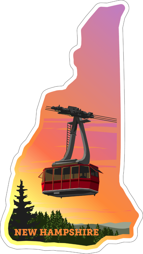 New Hampshire State Sticker