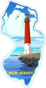 New Jersey State Sticker