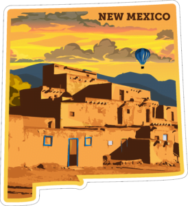 New Mexico State Sticker