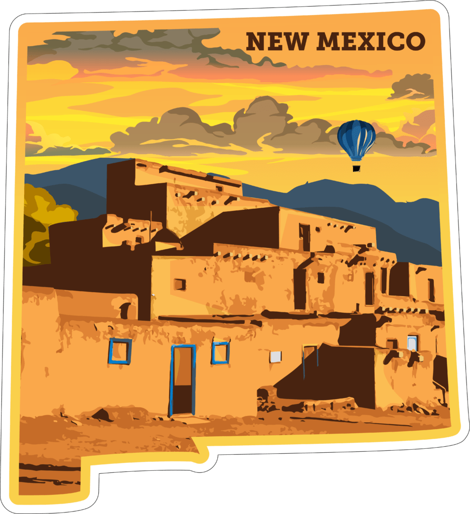 New Mexico State Sticker