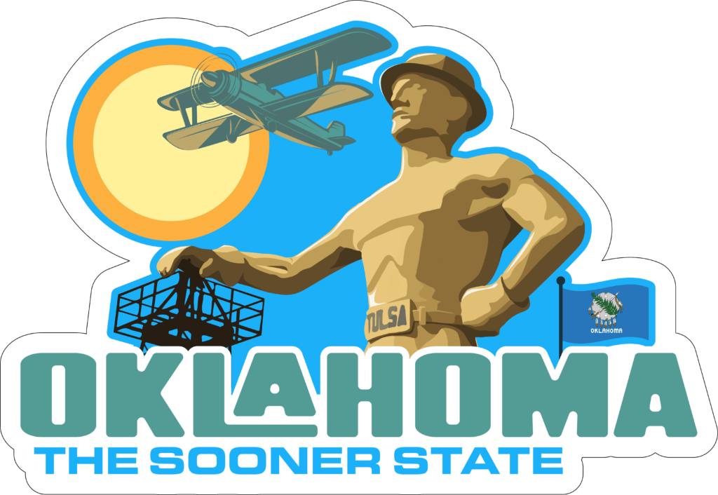 Oklahoma Adventure Sticker