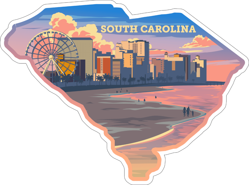 South Carolina State Sticker