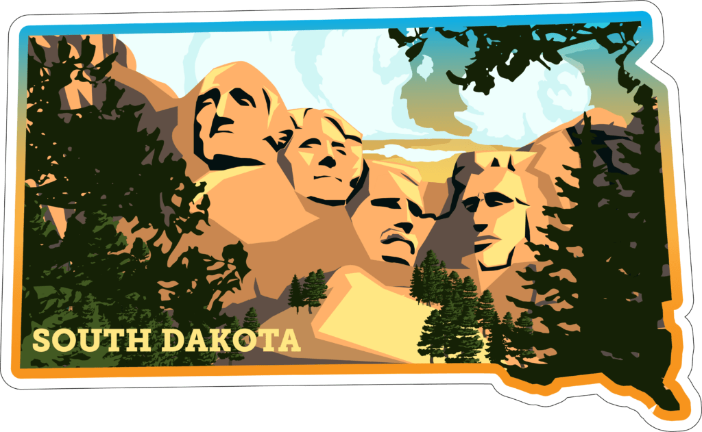 South Dakota State Sticker