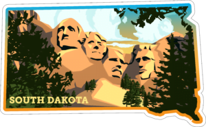 South Dakota State Sticker