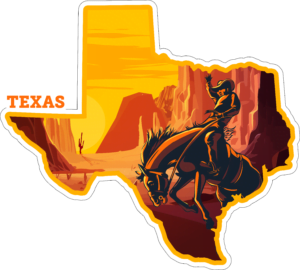 Texas State Sticker