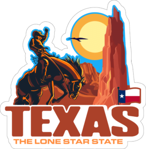 Texas Adventure Sticker