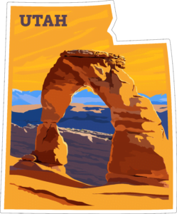 Utah State Sticker