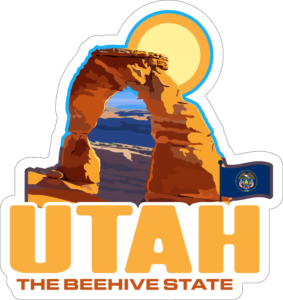 Utah Adventure Sticker