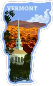 Vermont State Sticker