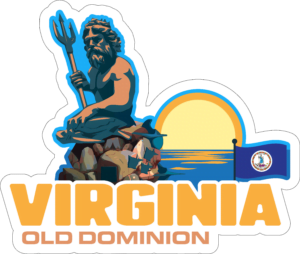 Virginia Adventure Sticker