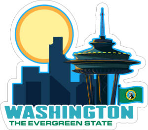 Washington Adventure Sticker