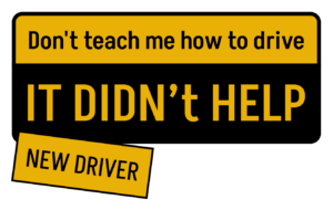 New Driver funny sticker
