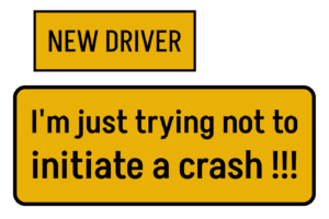 Funny sticker for new driver